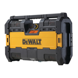 DeWalt DWST08810 SITE RADIO Manuel utilisateur | Fixfr