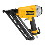 DeWalt D51276 Angled finish nailer Manuel utilisateur