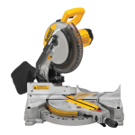 DeWalt DW713XPS Mitre saw Manuel utilisateur