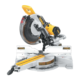 DeWalt DW718XPS Mitre saw Manuel utilisateur | Fixfr