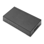 Digitus DN-80066 8-Port Switch, 10/100/1000 Mbps Gigabit Ethernet, Unmanaged, Metall Housing Guide de d&eacute;marrage rapide