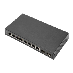 Digitus DN-80067 8-Port Gigabit + 2 Gigabit SFP Ethernet, Unmanaged Switch Guide de démarrage rapide | Fixfr