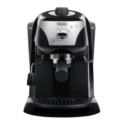 DELONGHI EC190, EC200 : Mode d'emploi + Chat IA | Fixfr
