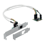 DeLOCK 95265 Mini PCIe I/O PCIe half size 1 x Gigabit LAN Low Profile Fiche technique