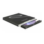 DeLOCK 42595 External Enclosure for Ultra Slim SATA Drives 9.5 mm &gt; USB Type-C&trade; female Fiche technique