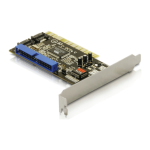 DeLOCK 70146 PCI Card &gt; 2 x internal SATA 1,5 Gb/s + 1 x internal IDE Fiche technique