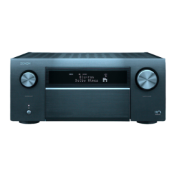 Denon AVC-A110 Manuel du propriétaire | Fixfr
