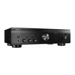 Denon PMA-600NE Manuel utilisateur | Fixfr