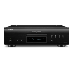 Denon DCD-1600NE LECTEUR DE SUPER AUDIO CD Manuel du propriétaire | Fixfr