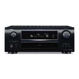 Denon AVR-2809CI 7.1 CH/5.1 2 CH Independent Zone Home Theater Receiver Guide de démarrage rapide | Fixfr