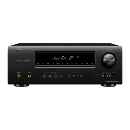 Denon AVR-1712 Home theater receiver Mode d'emploi | Fixfr