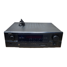 Denon AVR-1905 Manuel utilisateur | Fixfr