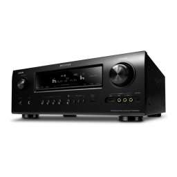 Denon AVR-2312CI 7.2 ch AV Receiver Mode d'emploi | Fixfr