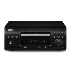 Denon RBD-X1000 Manuel utilisateur | Fixfr