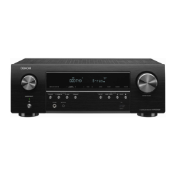 Denon AVR-S540BT RÉCEPTEUR AUDIO-VIDÉO Manuel du propriétaire | Fixfr