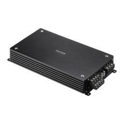 Denver CAP-4320 4 channel Mosfet car amplifier - 1000W max power Manuel utilisateur | Fixfr