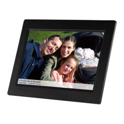 Denver PFF-1010BLACK 10.1” digital Wi-Fi photoframe Manuel utilisateur | Fixfr