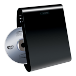 Denver DWM-100USBBLACKMK3 Wall mountable DVD player Manuel utilisateur