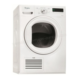 Whirlpool DDLX 90111 Dryer Manuel utilisateur | Fixfr