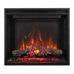 Continental Fireplaces CEFB36H-BS Built-in Electric Fireplace sp&eacute;cification