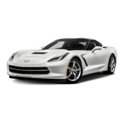 Chevrolet Corvette 2015 Mode d'emploi | Fixfr