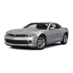 Chevrolet Camaro 2015 Infotainment System Manuel utilisateur