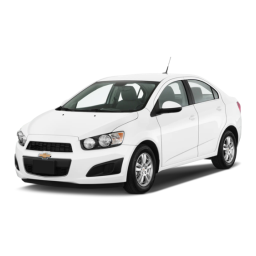 Chevrolet Sonic 2012 Mode d'emploi | Fixfr