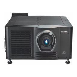 Christie CP2208-LP Low maintenance laser phosphor cinema projector for screens up to 35 feet. Manuel utilisateur | Fixfr