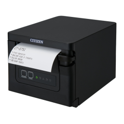 Citizen CT-S751 printer Fiche technique | Fixfr