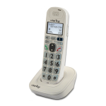 Clarity D712 DECT 6.0 Amplified/Low Vision Cordless Phone with Answering Machine Manuel utilisateur