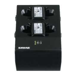 Shure SBC200 Battery Charger Mode d'emploi | Fixfr