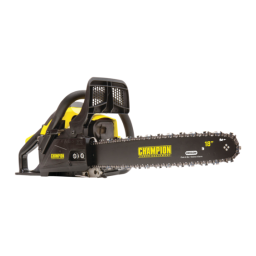 Champion Power Equipment 100647 18-inch 40cc Chainsaw Kit Manuel utilisateur | Fixfr