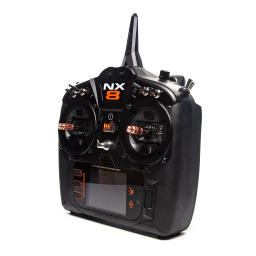 Spektrum NX8 8 Channel DSMX Transmitter Only Manuel utilisateur | Fixfr