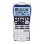 Casio FX-9860GII SD Manuel utilisateur