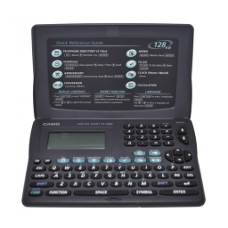 CASIO SF-3990 : Mode d'emploi + Assistance IA | Fixfr