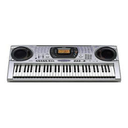 Casio CTK-671 Electronic Musical Instrument Manuel utilisateur | Fixfr