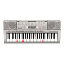 Casio LK-270 Manuel utilisateur | Fixfr