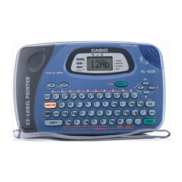 Casio KL-100E Manuel utilisateur | Fixfr