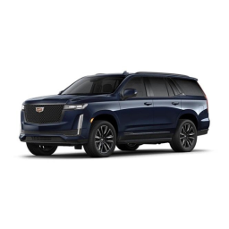 Cadillac Escalade ESV 2021 Mode d'emploi | Fixfr