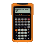 Calculated Industries 4088 Machinist Calc Pro 2 Mode d'emploi