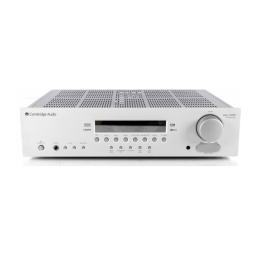 Cambridge Audio Azur 340R Manuel utilisateur | Fixfr