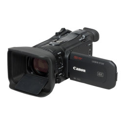 LEGRIA HF G60 Caméscope : Mode d’emploi + Chat IA | Fixfr