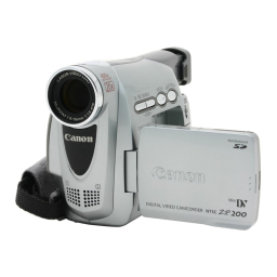 Canon ZR300/ZR200: Manuel d'instruction + Chat IA | Fixfr