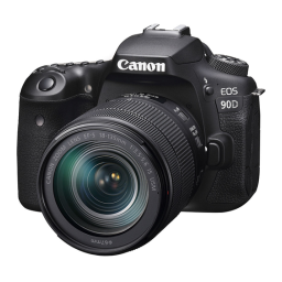 Canon EOS 90D Manuel utilisateur | Fixfr