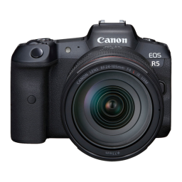 Canon EOS R5 Manuel utilisateur | Fixfr