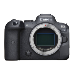 Canon EOS R6 Manuel utilisateur | Fixfr