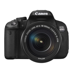 Canon EOS Rebel T4i Mode d'emploi | Fixfr