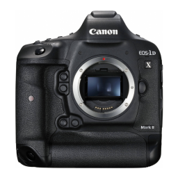 Canon EOS-1D X: Manuel d'utilisation + AI Chat | Fixfr