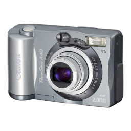 Canon PowerShot A30 Manuel du propriétaire | Fixfr