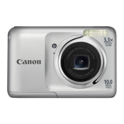 Canon PowerShot A800 Manuel utilisateur | Fixfr